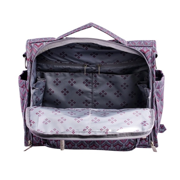 Ju-Ju-Be Purple Patterned Backpack - Picture 3 of 5